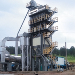 LB1200 96TPH Stationary Asphalt Mixing Plant